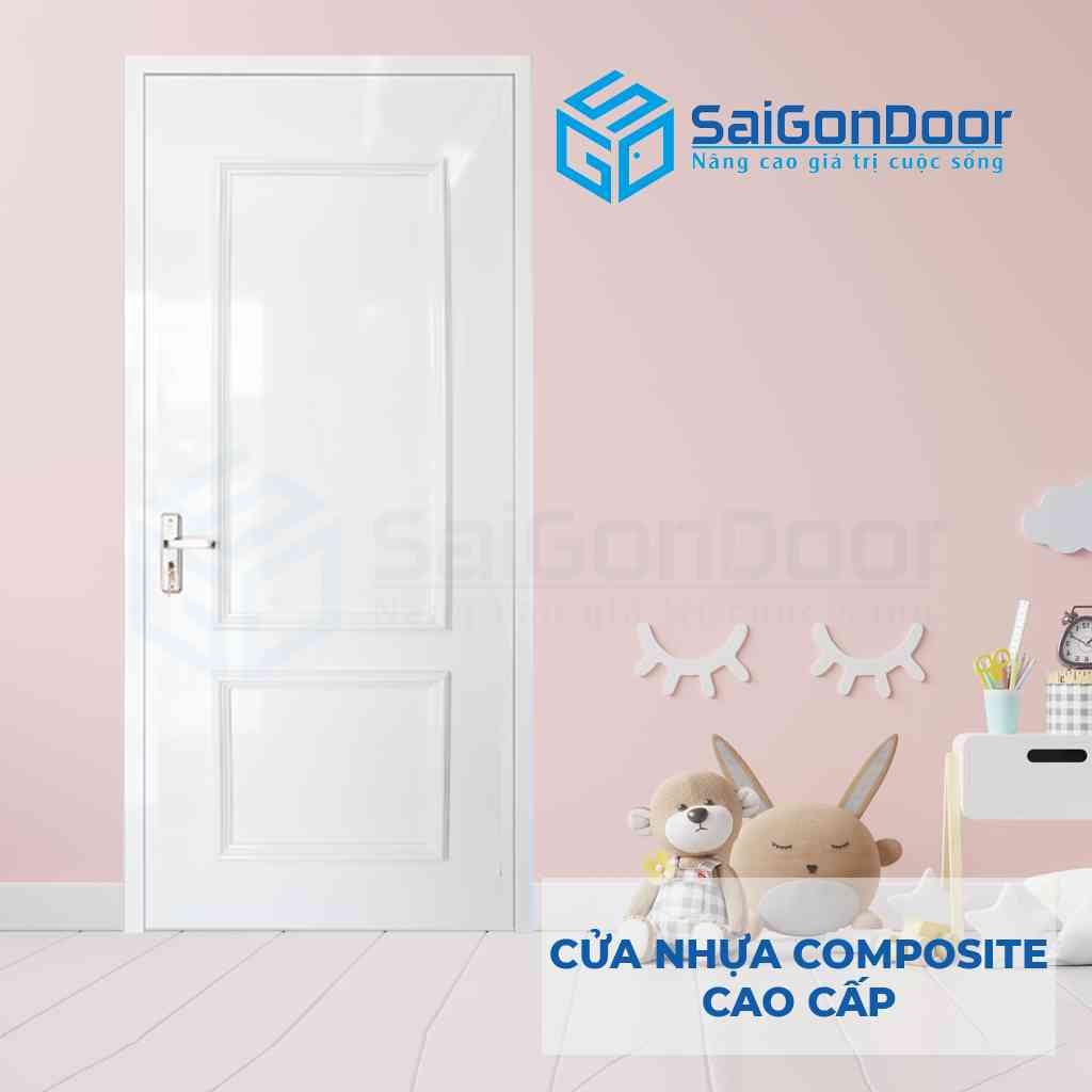 Cửa phòng ngủ - cửa nhựa gỗ Composite