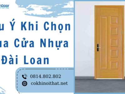 Lưu Ý Khi Chọn Mua Cửa Nhựa Đài Loan