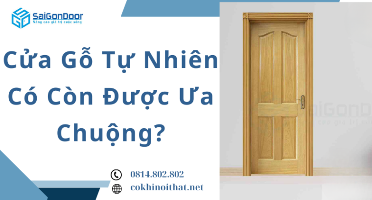Cửa Gỗ Tự Nhiên Có Còn Được Ưa Chuộng?